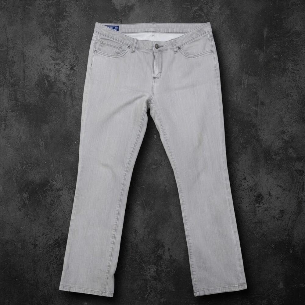 Patagonia Organic Cotton Stretch Jeans Womens 31 Grey Straight Leg Gorpcore
